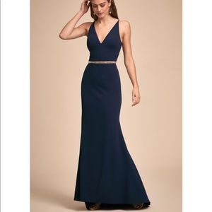 Jones dress from BHLDN in Navy